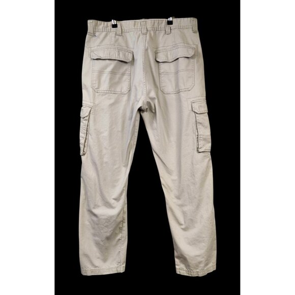 Wrangler Men's Cargo Cream Pants Size 38x32 - Picture 5 of 5